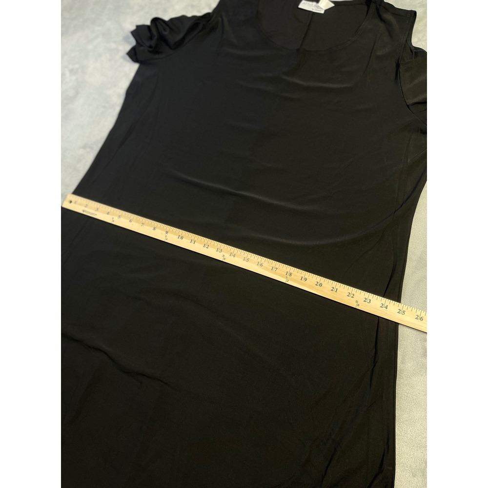 Attitudes by Renee Dress Set Women 2XP‎ Black Floral New Cold Shoulder Tropical - Picture 10 of 11